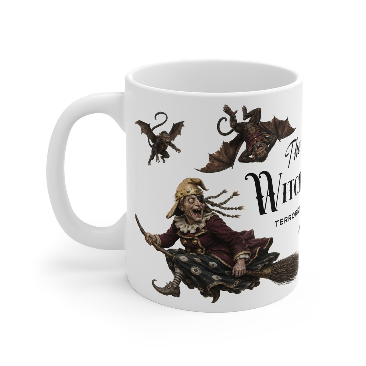 The Magic of Oz Witch of Winkie Ceramic Mug — 3 Sizes! Mean, Meaner & really Nasty!