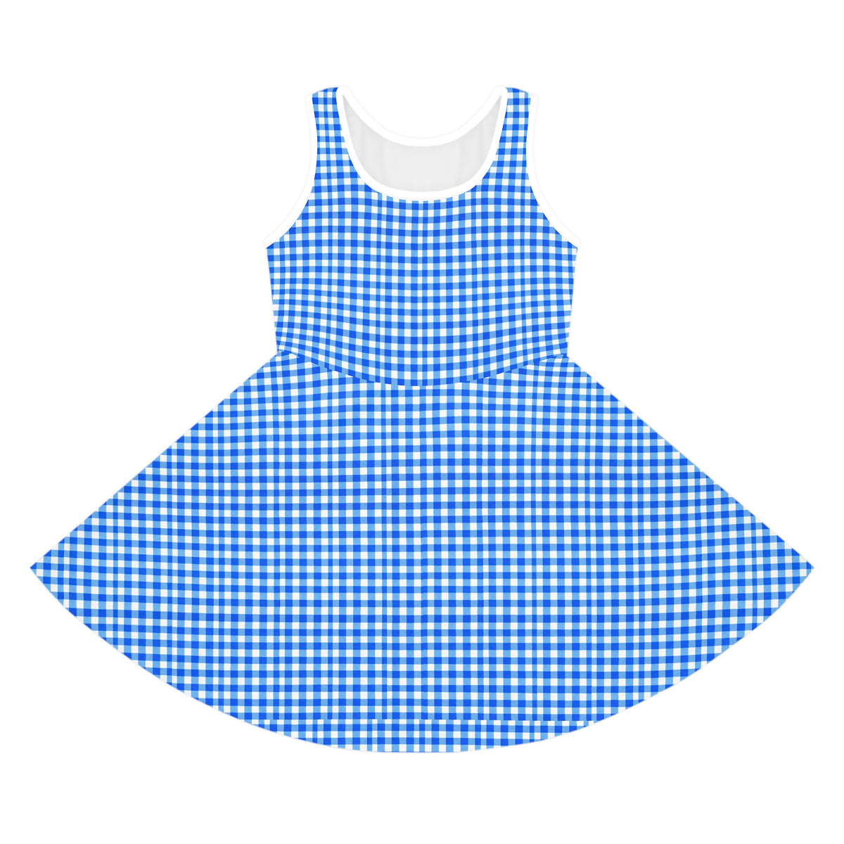 Dorothy Gale Blue Gingham Sundress - Cute Girls' Summer Oz Dress for Kids