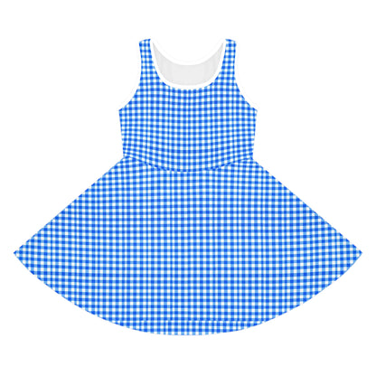 Dorothy Gale Blue Gingham Sundress - Cute Girls' Summer Oz Dress for Kids