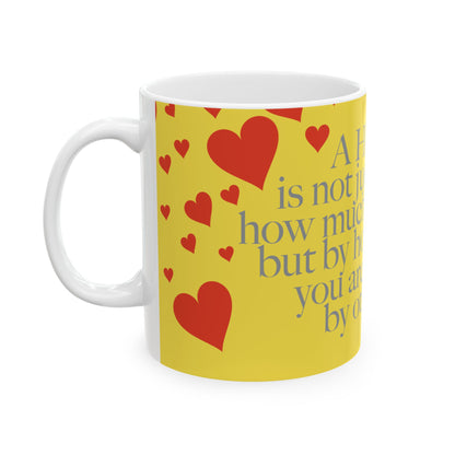Vintage Nick Chopper, the tin woodman mug  “A heart is not judged by how much you love...”
