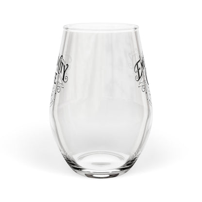 Emerald City Café Stemless Wine Glass — 11.75oz Branded Barware