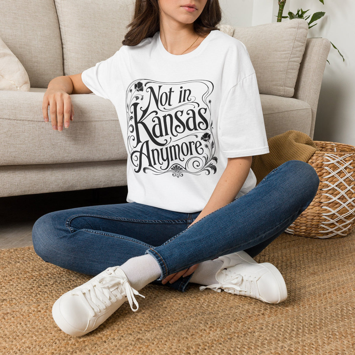 Not in Kansas Anymore T-Shirt — Whimsical Vintage Oz-Inspired Graphic Tee