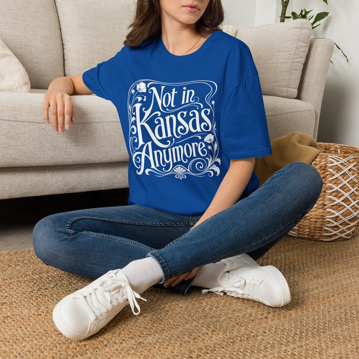 Not in Kansas Anymore T-Shirt — Whimsical Vintage Oz-Inspired Graphic Tee