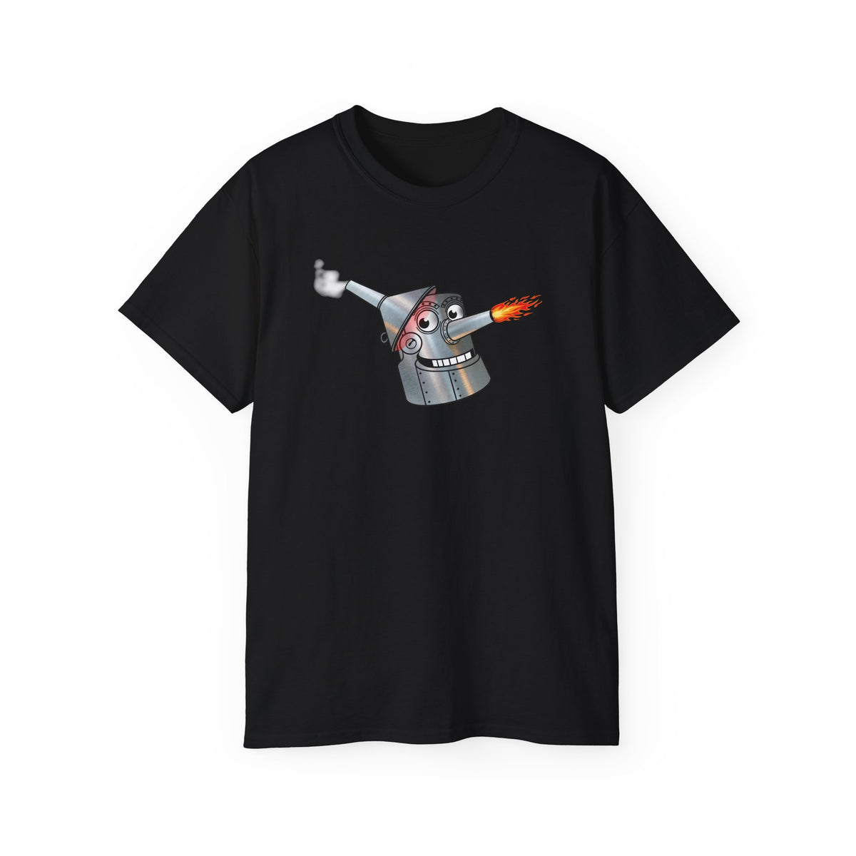 Heartwood Tin Woodman t-shirt with a retro look in dozen colors