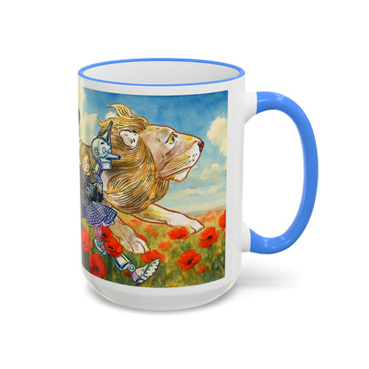 Classic Wizard of Oz Mug — featuring the original Yellow Brick Road gang Illustration (15oz)
