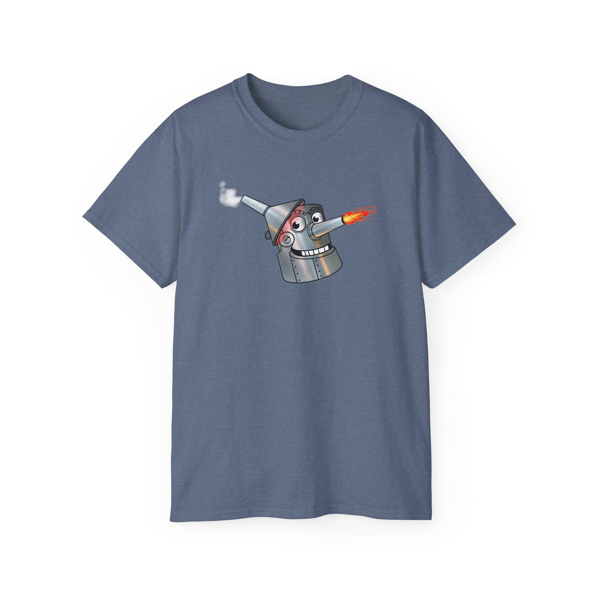 Heartwood Tin Woodman t-shirt with a retro look in dozen colors