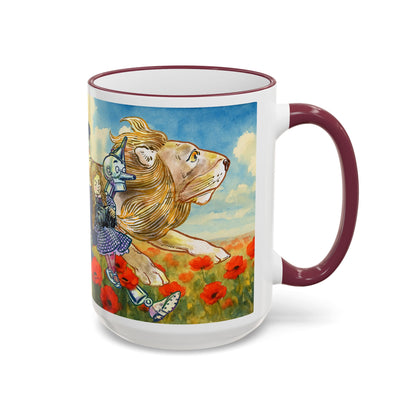 Classic Wizard of Oz Mug — featuring the original Yellow Brick Road gang Illustration (15oz)