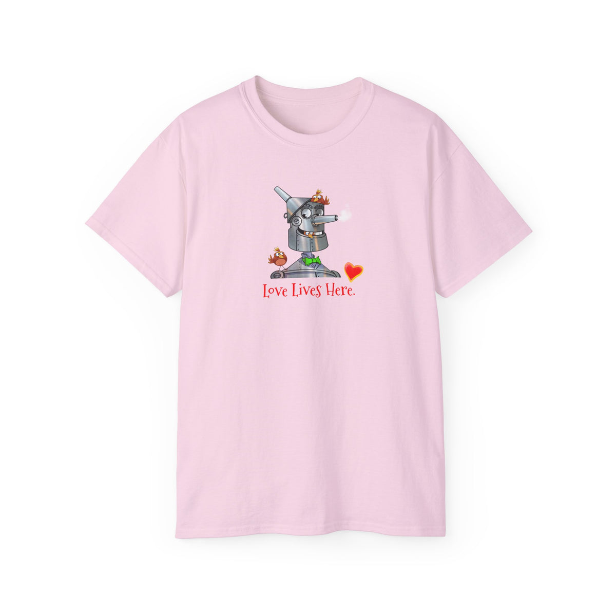 Love Lives Here in Heartwood with Nick Chopper T-Shirts