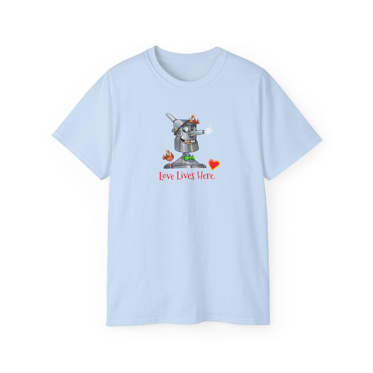 Love Lives Here in Heartwood with Nick Chopper T-Shirts