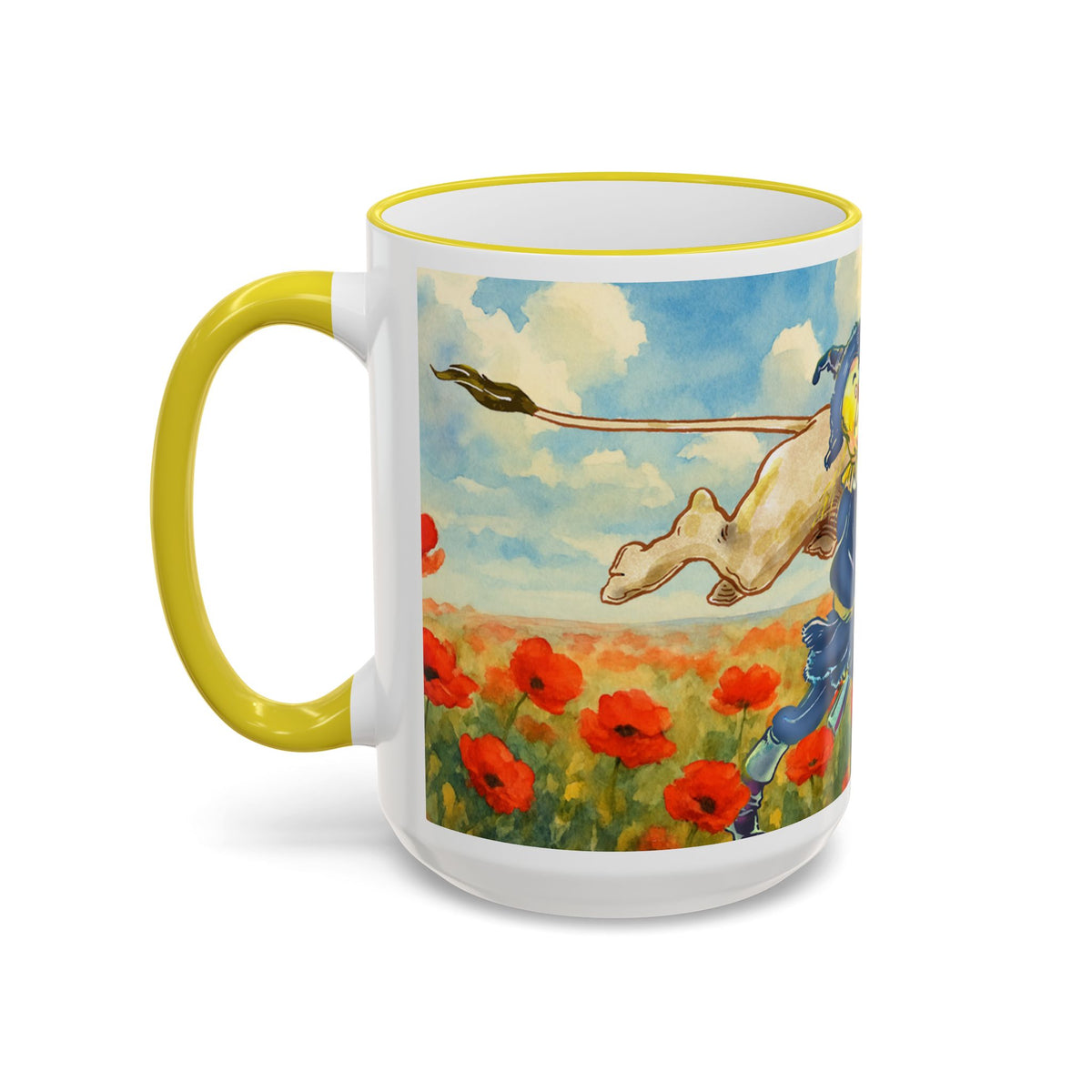 Classic Wizard of Oz Mug — featuring the original Yellow Brick Road gang Illustration (15oz)