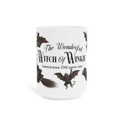 The Magic of Oz Witch of Winkie Ceramic Mug — 3 Sizes! Mean, Meaner & really Nasty!