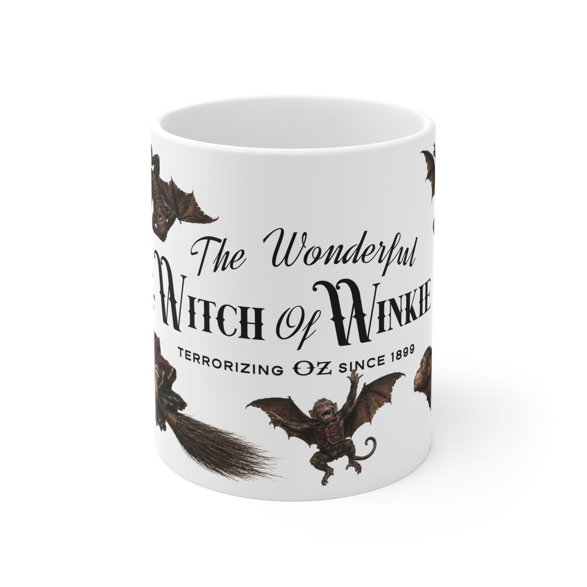 The Magic of Oz Witch of Winkie Ceramic Mug — 3 Sizes! Mean, Meaner & really Nasty!