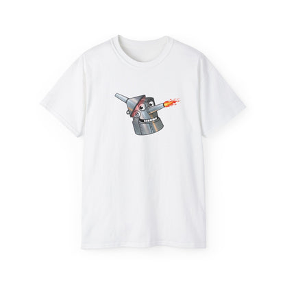 Heartwood Tin Woodman t-shirt with a retro look in dozen colors