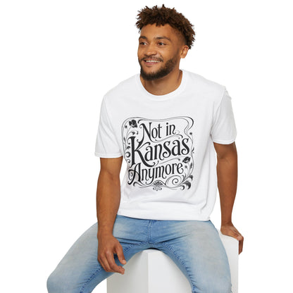Not in Kansas Anymore T-Shirt — Whimsical Vintage Oz-Inspired Graphic Tee