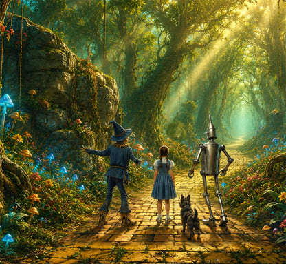 Dorothy Gale on the Yellow Bricks - Family Adventure Jigsaw Puzzle(96-1000 pcs)