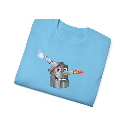 Heartwood Tin Woodman t-shirt with a retro look in dozen colors