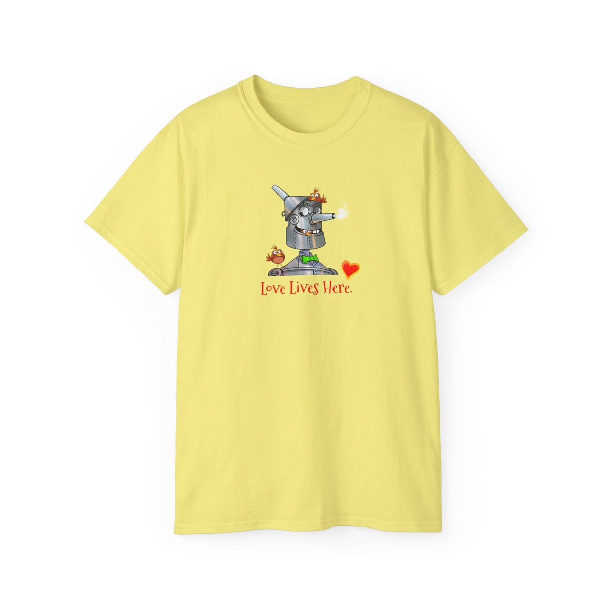 Love Lives Here in Heartwood with Nick Chopper T-Shirts