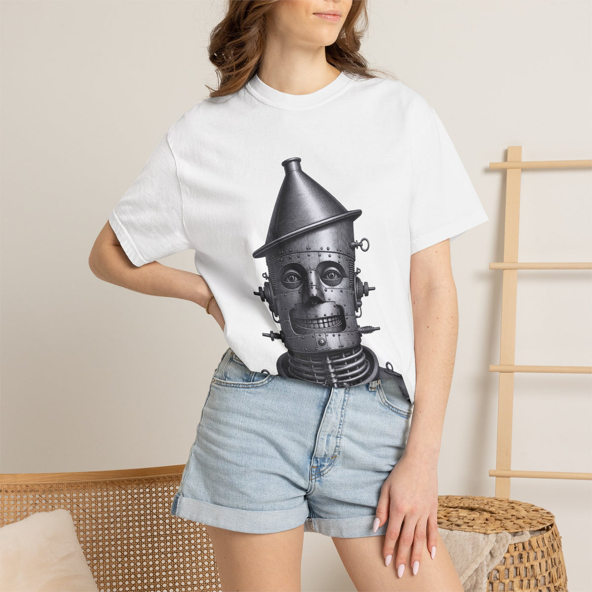 TinMania! Steampunk Tinman portrait t-shirt