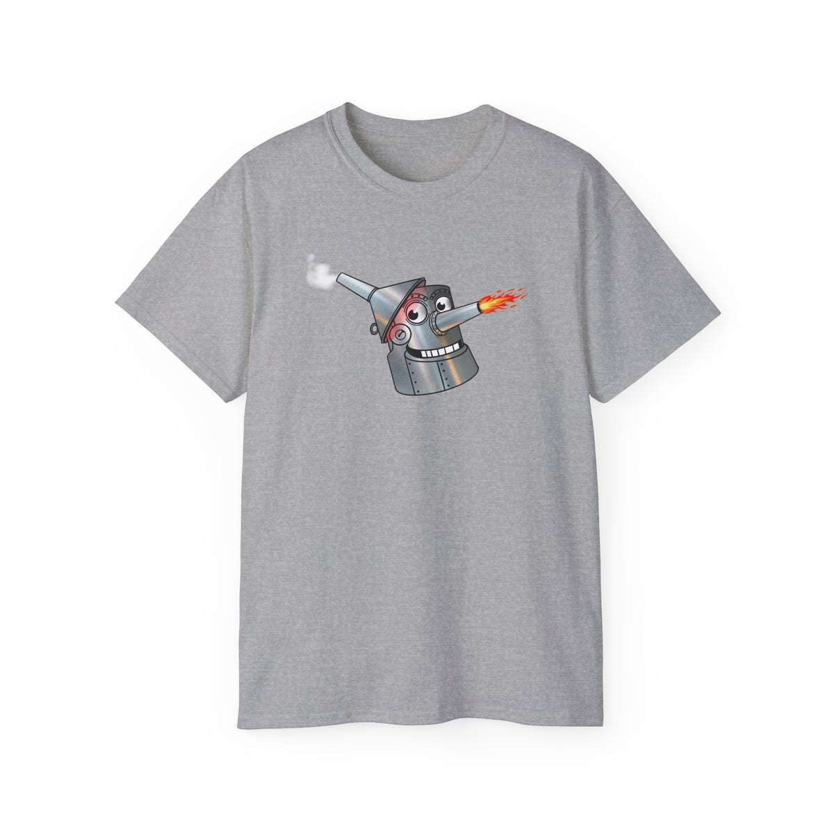 Heartwood Tin Woodman t-shirt with a retro look in dozen colors