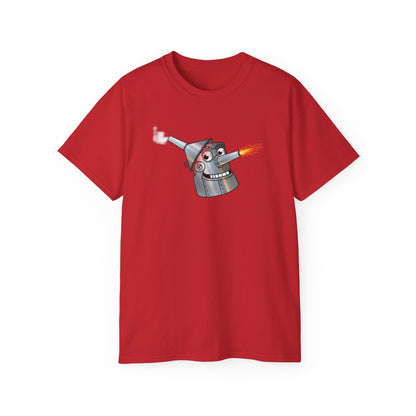 Heartwood Tin Woodman t-shirt with a retro look in dozen colors