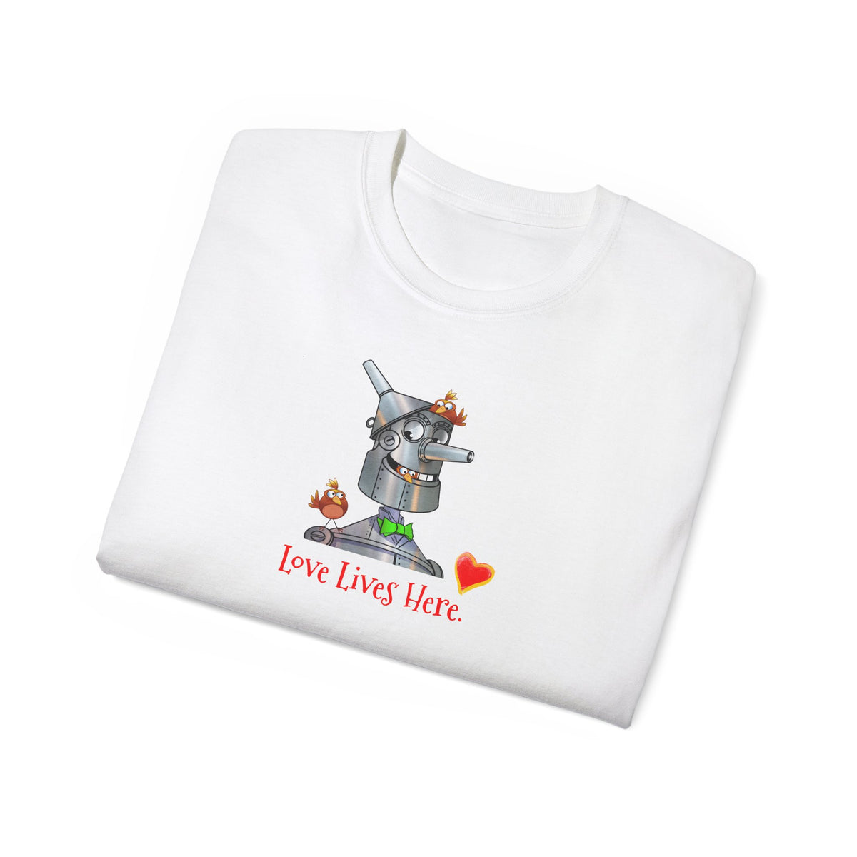 Love Lives Here in Heartwood with Nick Chopper T-Shirts