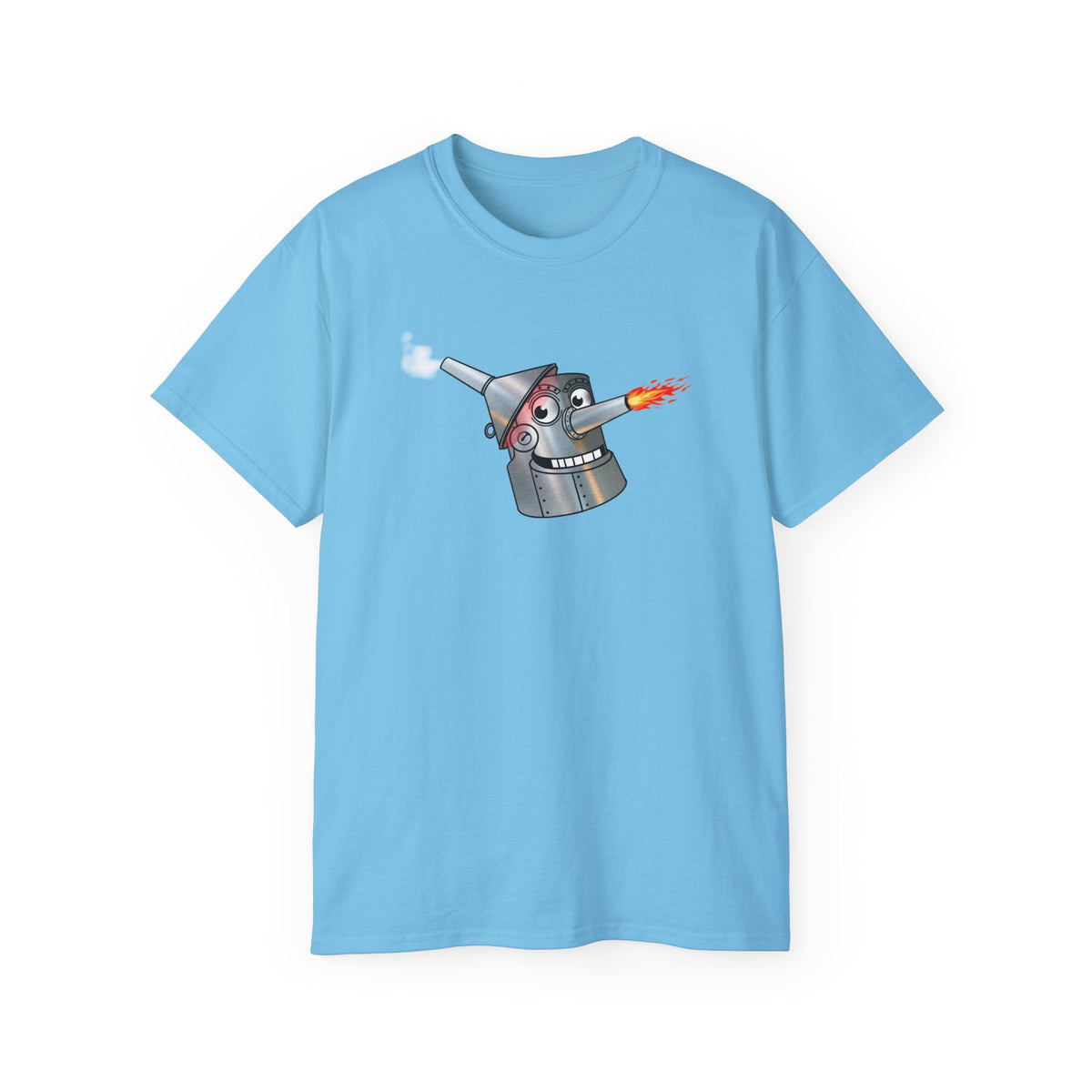 Heartwood Tin Woodman t-shirt with a retro look in dozen colors