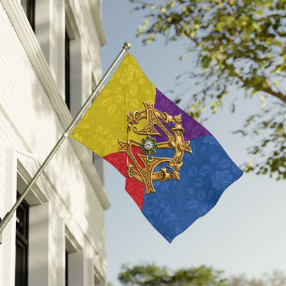 The Magic of Oz Emerald City Royalty Crest Flag