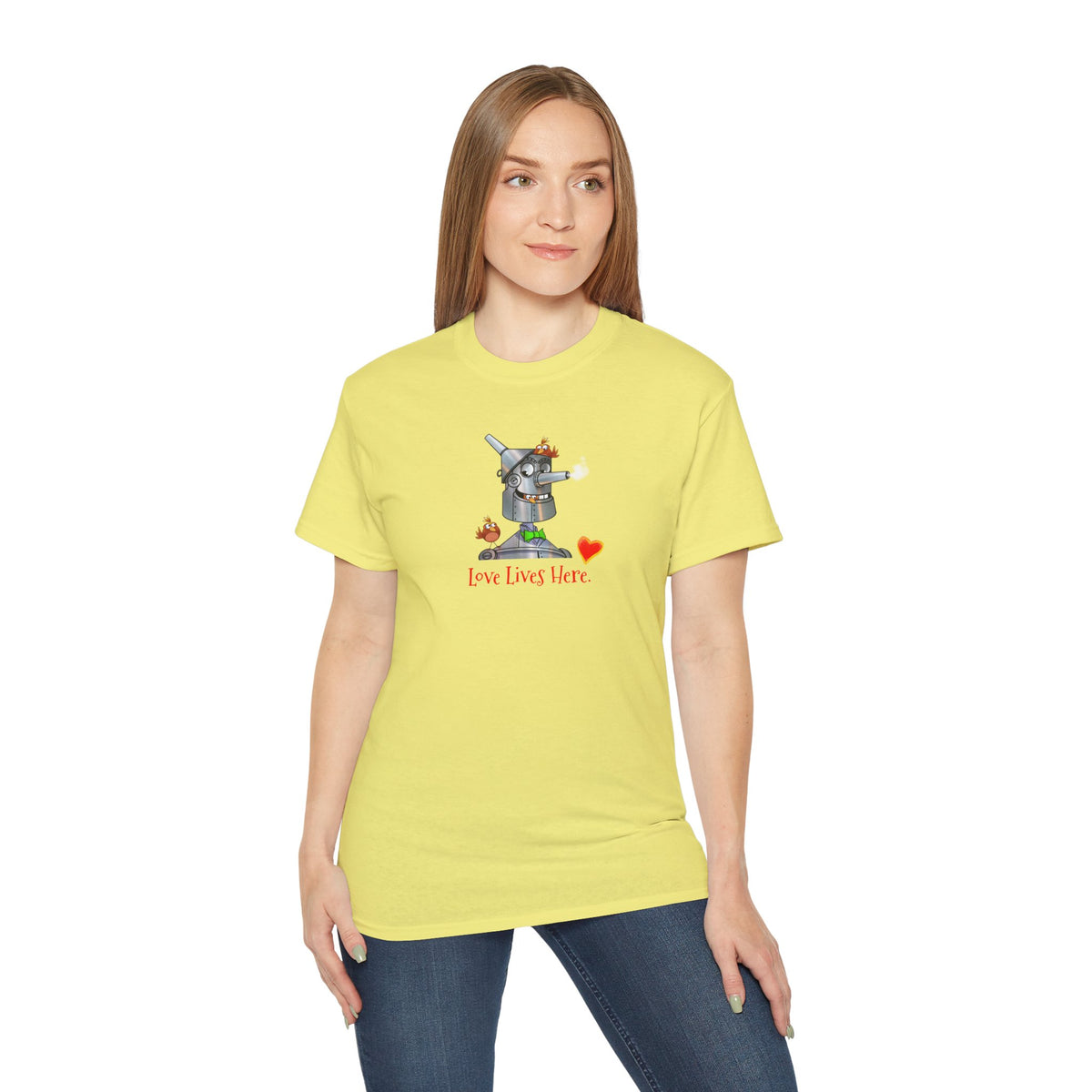 Love Lives Here in Heartwood with Nick Chopper T-Shirts