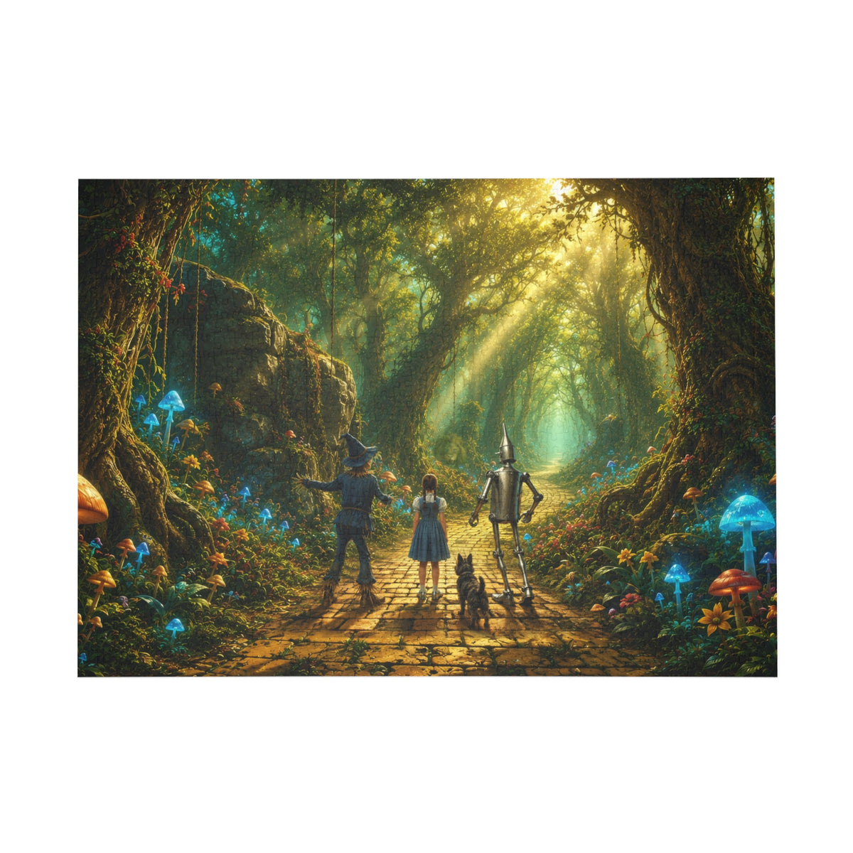 Dorothy Gale on the Yellow Bricks - Family Adventure Jigsaw Puzzle(96-1000 pcs)