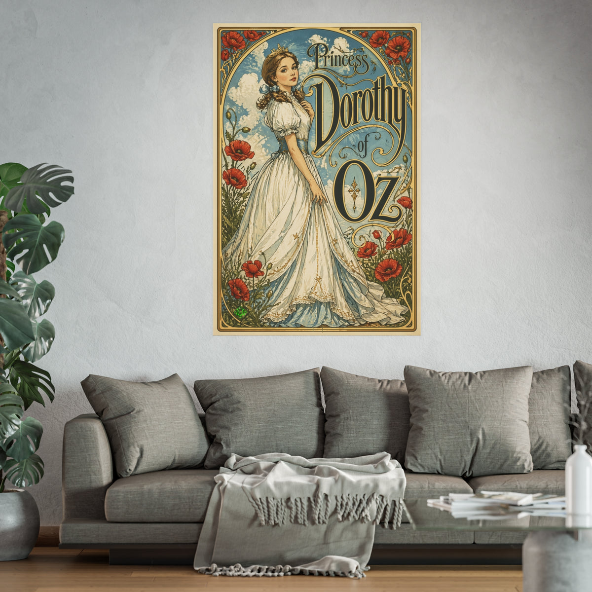 The Magic of Oz Princess Dorothy Gale Portrait poster — Satin & Archival Matte