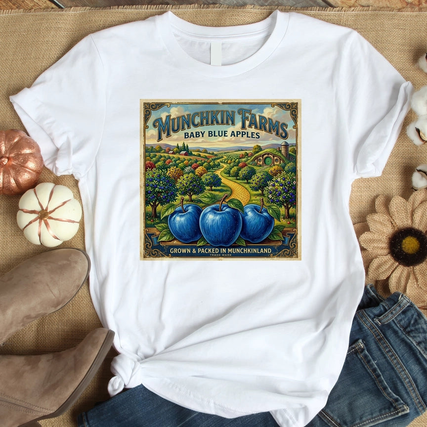 Magic of Oz Munchkin Apple Label t-shirt for women