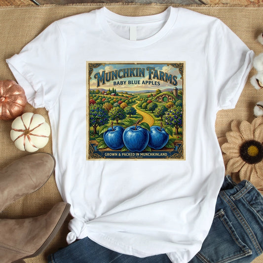 Magic of Oz Munchkin Apple Label t-shirt for women