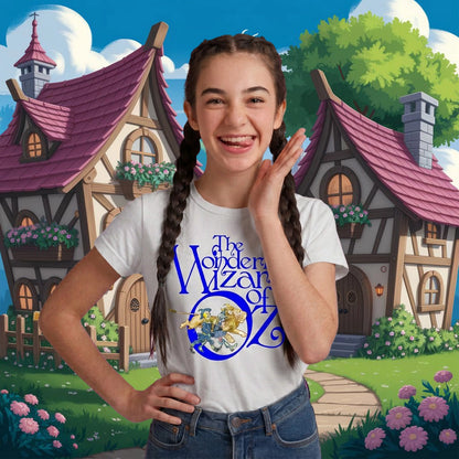 Wonderful Wizard of Oz eco tee with original book characters
