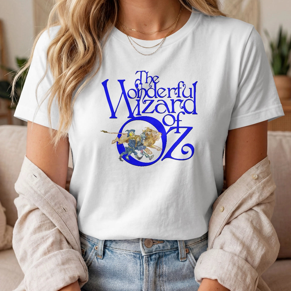 Wonderful Wizard of Oz eco tee with original book characters
