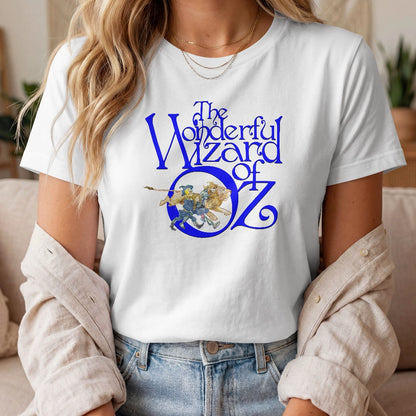 Wonderful Wizard of Oz eco tee with original book characters