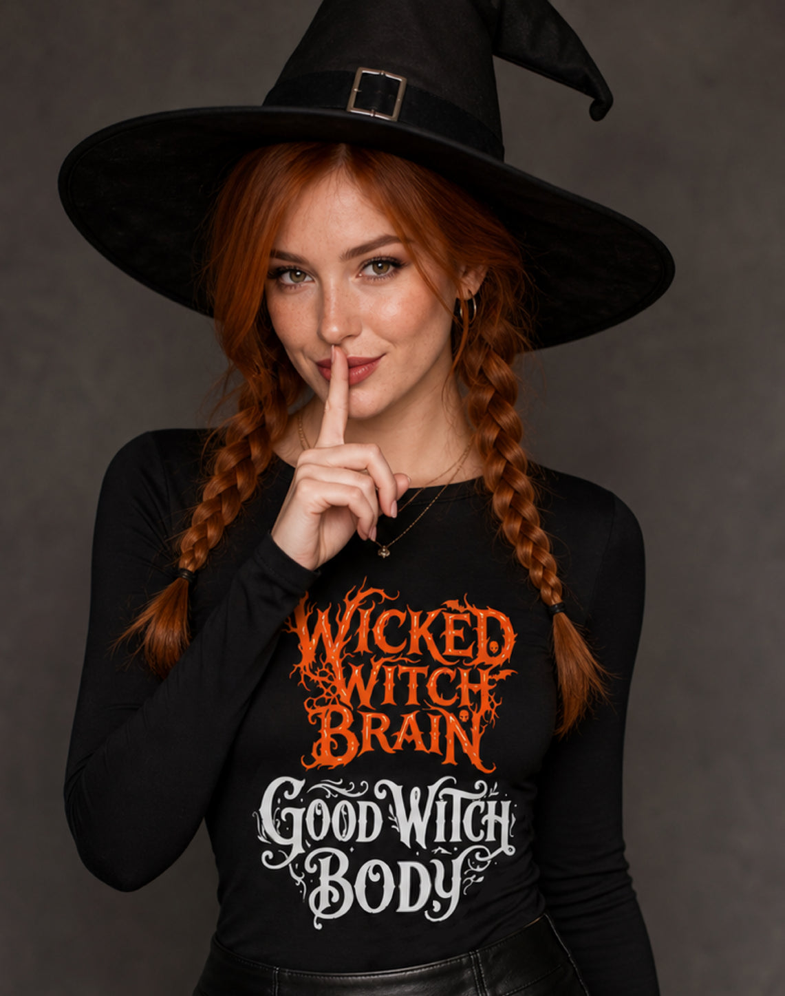 Yellow Bricks' Wicked Witch Brain, Good Body Long Sleeve tee