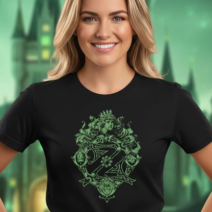 Classic Wizard of Oz eco tee with Royalty Crest character art