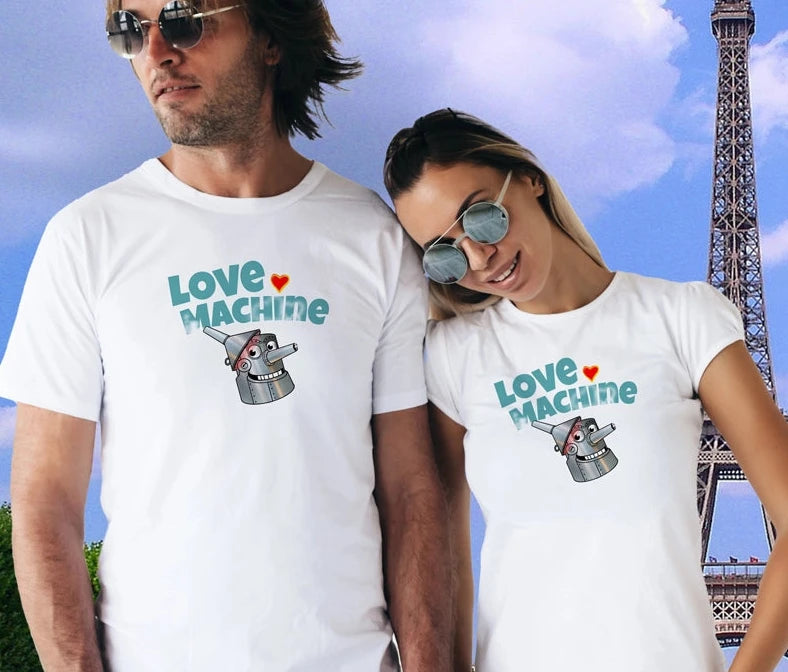 Heartwood Love Machine Tin Woodman Light colored T-Shirts