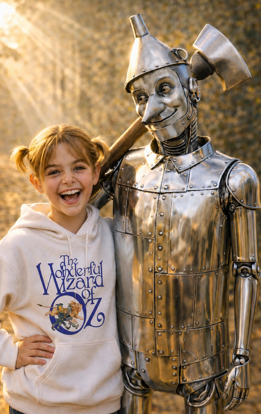 Wonderful Wizard of Oz Hoodie with Vintage Character Art