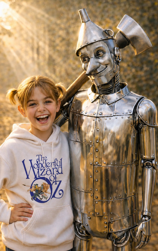 Wonderful Wizard of Oz Hoodie with Vintage Character Art