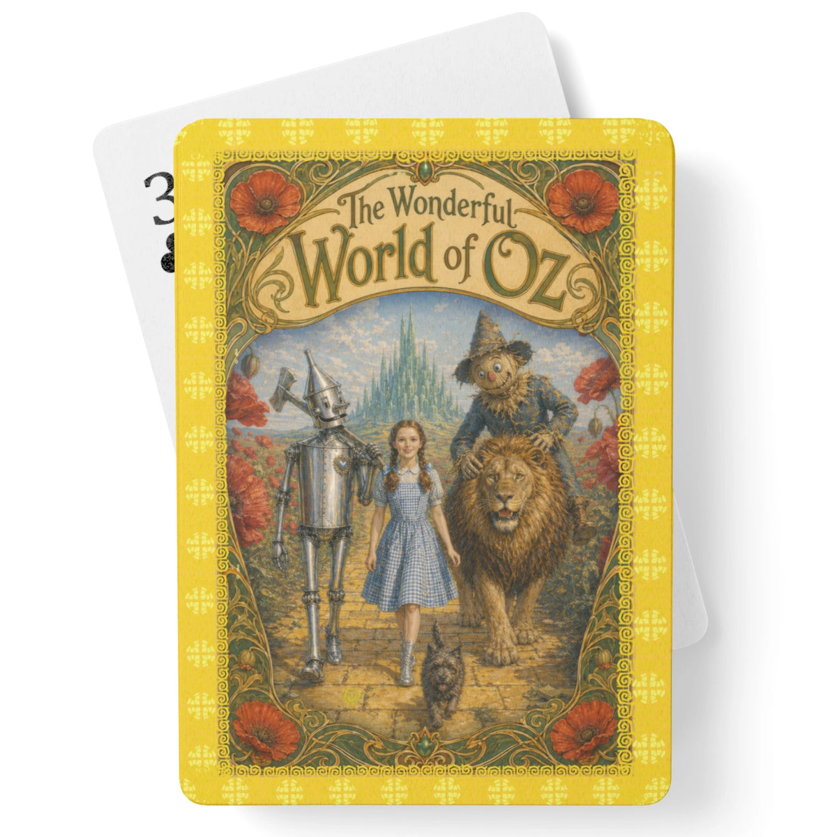Magic of Oz Poker playing cards featuring full color illustration of the Yellow Brick Gang.