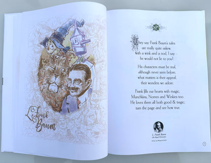 The Poetry Book of Oz - Hardcover Collection of Classic Oz Poetry + Vintage Art