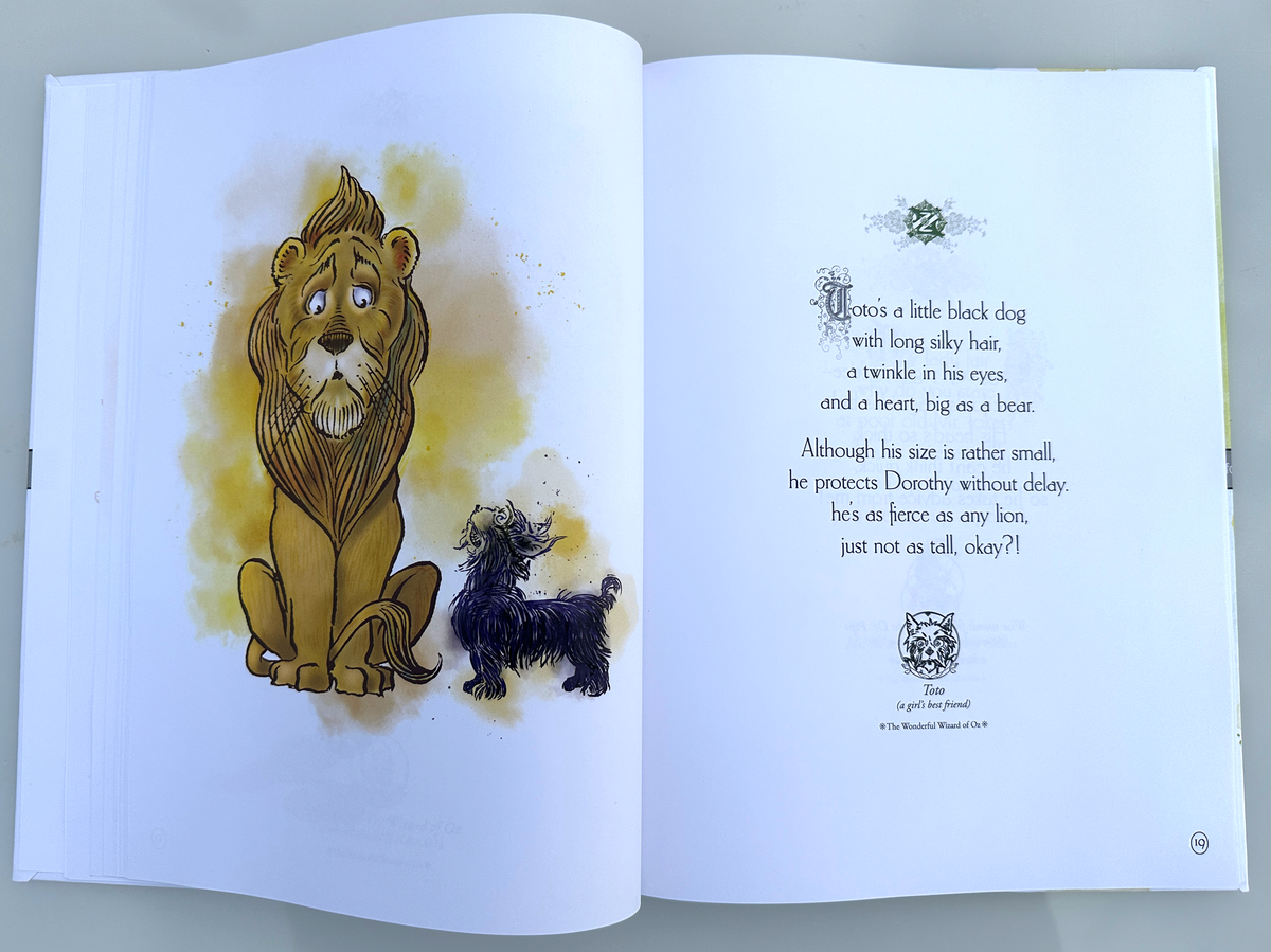 The Poetry Book of Oz - Hardcover Collection of Classic Oz Poetry + Vintage Art