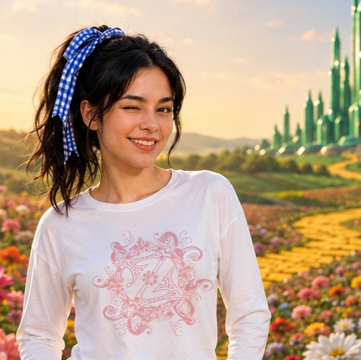 The Magic of Oz Royalty Crest Long Sleeve Tee