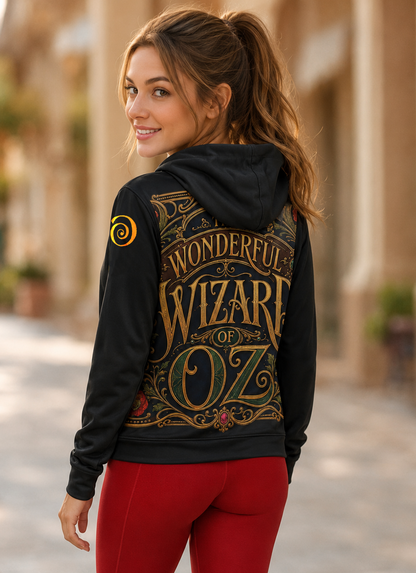 The Wonderful Magic of Oz Lightweight Wizard Hoodie - black 50+ UPF