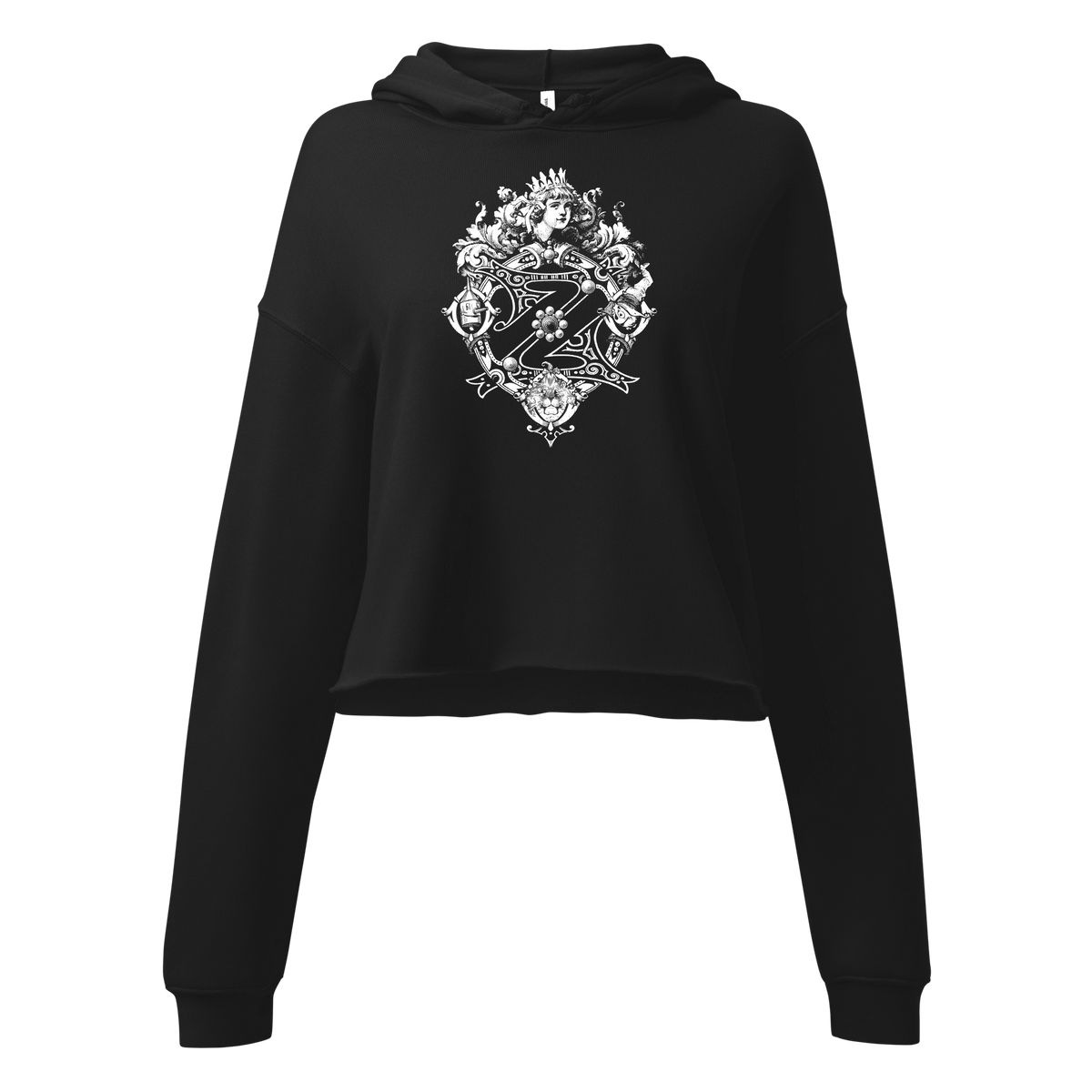 Classic Wizard of Oz Crop Hoodie featuring the Princess Dorothy Royalty Crest