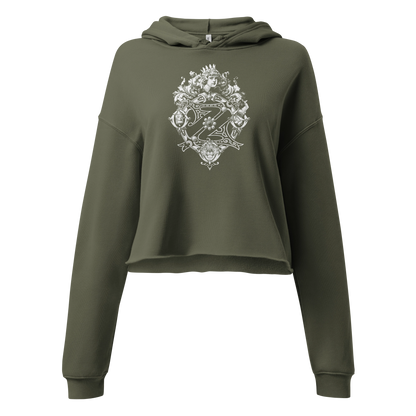 Classic Wizard of Oz Crop Hoodie featuring the Princess Dorothy Royalty Crest