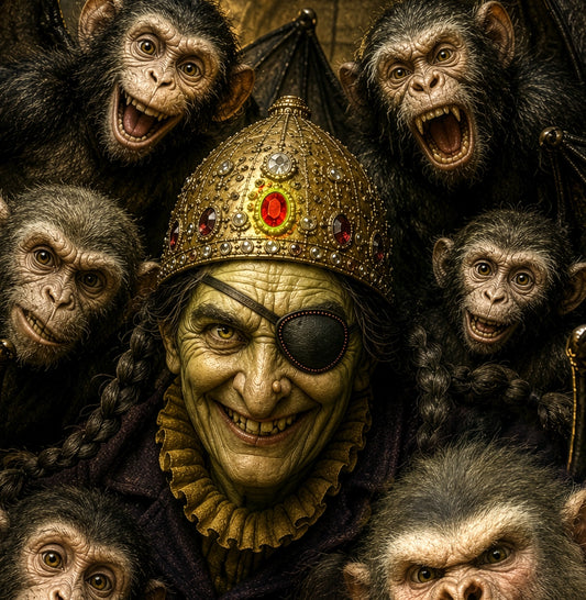 Wicked Witch of the West & Winged Monkeys Poster