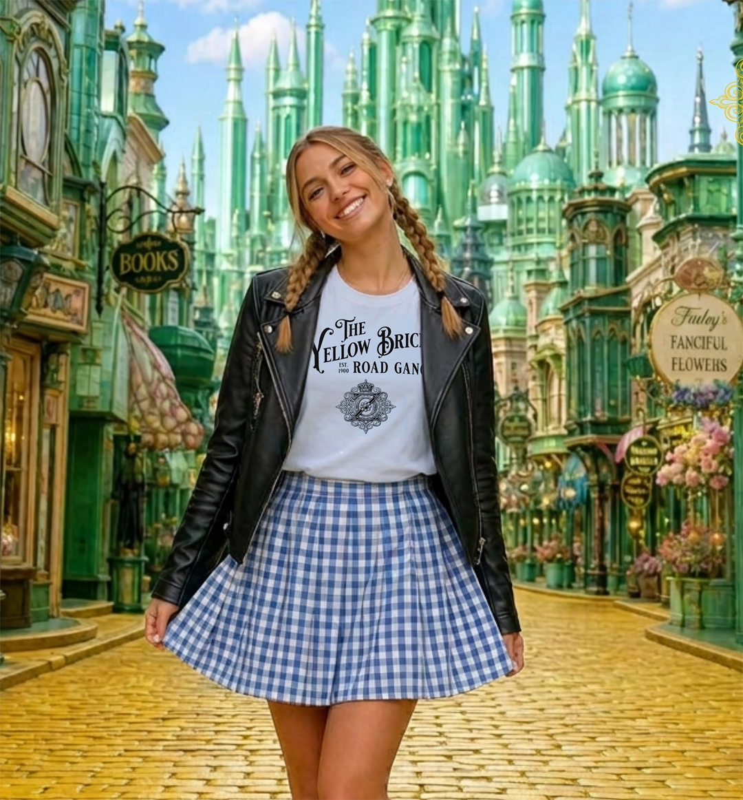 Yellow Brick Road Gang Tee with O-Z Monogram